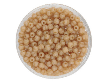 Firepolish™ / 3mm / Coral / Honey Beige / 40szt