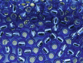 TOHO™ / Round 6/0 / Silver-Lined / Sapphire / 10g / ~160szt