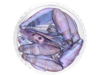 CZECHMATES™ / Daggers / 5x16mm / Luster Transparent / Amethyst / 15szt