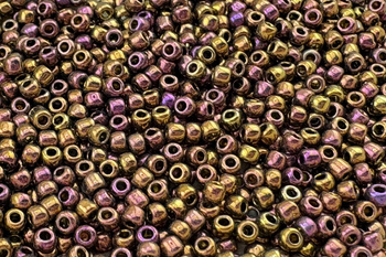 TOHO™ / Round / 11/0 / Higher-Metallic Gypsy Gold / 10g
