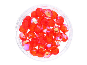 Firepolish™ / 4mm / AB / Hyacinth / 40szt