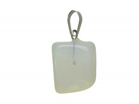 Opal syntetyczny / nieregularny / zawieszka z krawatką / 19x15mm / 1szt