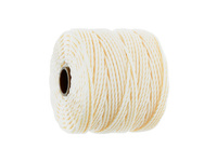 BEADSMITH™ / nić SuperLon™ Macrame / nylon / Tex 400 / Vanilla / 0.8mm / 32m