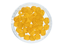 Firepolish™ / 3mm / Transparent / Lemon / 40szt