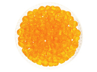 CrystaLove™ / kryształki szklane / rondelle / 3x4mm / pomarańczowy / 120szt