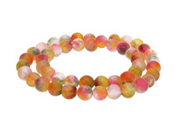 Agat / kula / 8mm / multikolor / 48szt