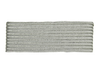 Sznurek do sutaszu chiński / ściśle pleciony / polyester / 3mm / srebrny, metaliczny / 5m