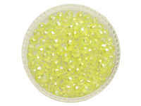 CrystaLove™ / kryształki szklane / rondelle / 2x3mm / żółty AB / 125szt