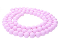 Milly™ / koraliki szklane / kula / 8mm / liliowy / otwór 1mm / 100szt