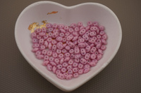 SuperDuo™ / 2.5x5mm / Luster - Metallic Pink / 10g