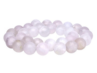 Kwarc fioletowy / matowy / kula / 4mm / 90szt