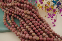 Rodonit / kula / 6mm / około 60szt