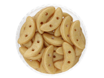 CZECHMATES™ / koraliki szklane / Crescent / 3/10mm / Pacifica / Ginger / 5g