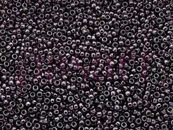 TOHO™ / Round 15/0 / Metallic / Amethyst Gun Metal / 10g / ~1400szt