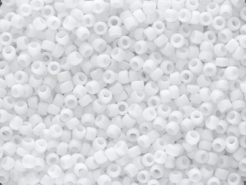 TOHO™ / Round / 11/0 / Opaque Frosted / White / 10g / ~1100szt