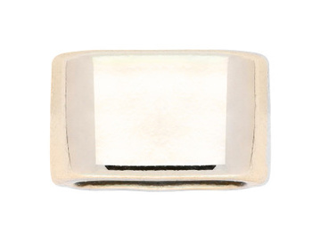 Przekładka metalowa, gładka / 8x13x8mm / KC Gold / otwór 5x10mm / 1szt