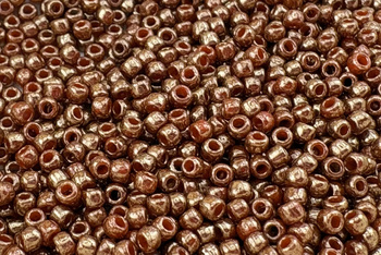 TOHO™ / Round / 11/0 / Gilded Marble Orange / 10g