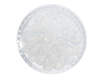 Firepolish™ / 4mm / Milky / White / 40szt