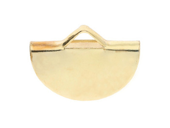 Rosiczki / końcówki płaskie / zaciskane / 13mm / KC Gold / 20szt