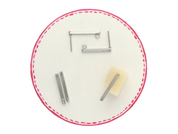Sztyfty prostokąty / II gatunek / stal chirurgiczna / 20x2mm / srebrny / 2szt