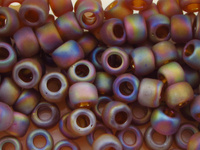 TOHO™ / Round 6/0 / Trans-Rainbow-Frosted / Smoky Topaz / 10g / ~160szt