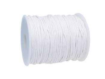 Sznurek woskowany / 1.5mm / biały / 72m