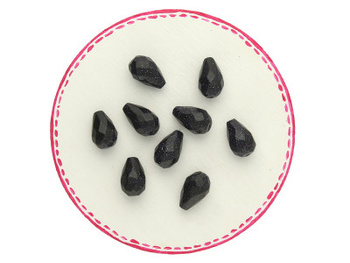 Noc kairu / kropla fasetowana / 12x4mm / 2szt