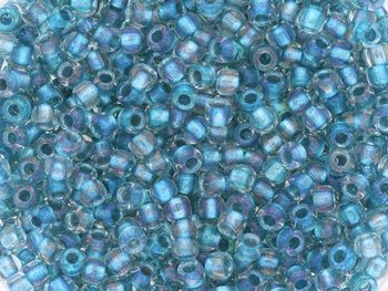 TOHO™ / Round 11/0 / Inside Color Rainbow / Crystal Lt Capri / 10g / ~1100szt