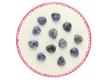 Sodalit / kropla płaska / 8x10x5mm / 2szt