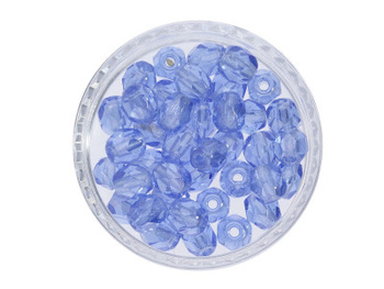Firepolish™ / 4mm / Luster / Lt. Sapphire / 40szt