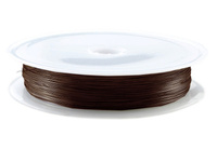 Drut jubilerski wire wrapping 0,3mm / czekoladowy / 30m