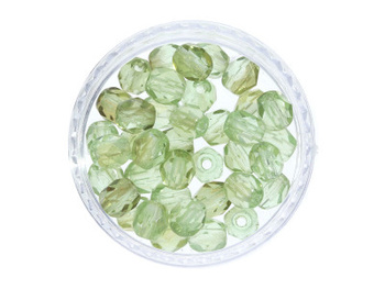 Firepolish™ / 4mm / Twilight / Peridot / 40szt