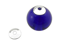 Nakładka miseczka / kolor srebrny / średnica 6mm / wielkość otworu 1mm / 100szt.