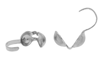 Łapaczki męskie / klasyczne / stal chirurgiczna / 3mm / srebrny / otwór 1mm / 20szt