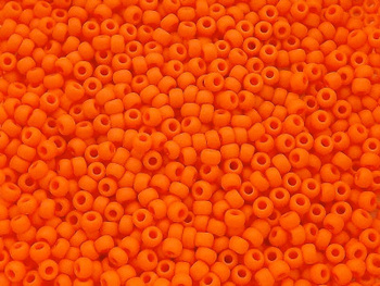 TOHO™ / Round / 15/0 / Opaque Frosted / Pumpkin / 10g / ~1400szt