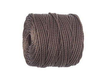 BEADSMITH™ / nić SuperLon™ Macrame / nylon / Tex 400 / Sepia / 0.8mm / 32m