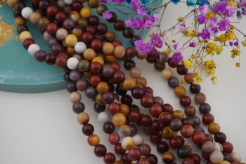 Mokait / kula / 6mm / sznur około 60szt