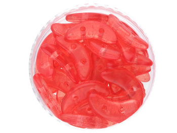 CZECHMATES™ / koraliki szklane / Crescent / 3/10mm / Transparent / Fiesta / 5g