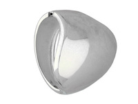 Bransoletka mankietowa / 6.9x7.2x6.5cm / srebrny / 1szt