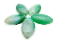 Kamień naturalny, kaboszon, agat barwiony / łezka / 32x18x7mm / 1szt