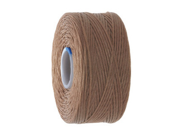 BEADSMITH™ / nić S-LON AA / nylon / Tex 35 / Light Copper / 68.5m