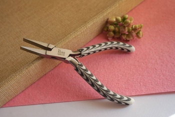 BEADSMITH ® / Zebra / Szczypce z płaską końcówką / 13cm / 1szt