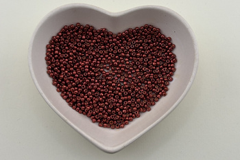 TOHO™ / Round / 11/0 / PermaFinish - Galvanized Brick Red/ 10g