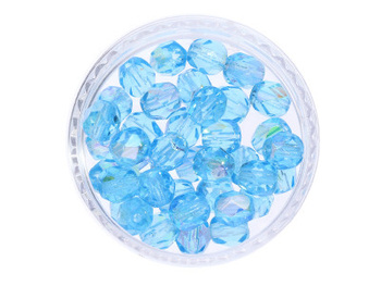 Firepolish™ / 3mm / AB / Aquamarine / 40szt