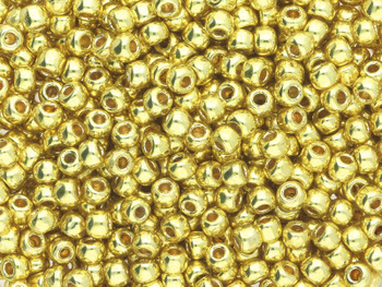 TOHO™ / Round 11/0 / Permafinish Galvanized / Yellow Gold / 10g / ~1100szt