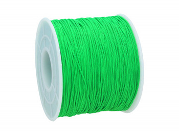 Macrammee™ / Sznurek do makramy / nylonowy / 0.6mm / neonowy zielony / 135m