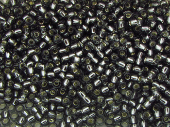 TOHO™ / Round / 11/0 / Silver Lined / Dk Gray / 10g / ~1100szt