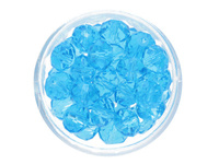 CrystaLove™ / kryształki szklane / rondelle / 2x3mm / lazurowy / transparentny / 150szt