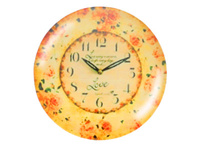 Kaboszon szklany z grafiką K14 PT1235 / pomarańczowy / 14mm / 4szt