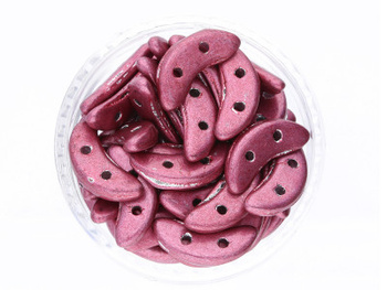 CZECHMATES™ / koraliki szklane / Crescent / 3/10mm / Saturated Metallic / Rose / 5g